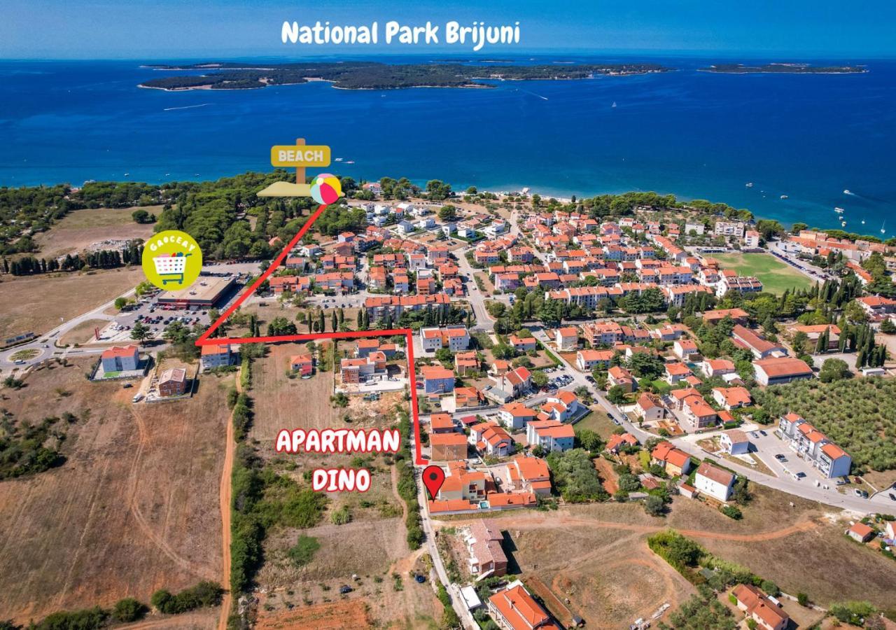Apartman Dino Fažana Eksteriør billede
